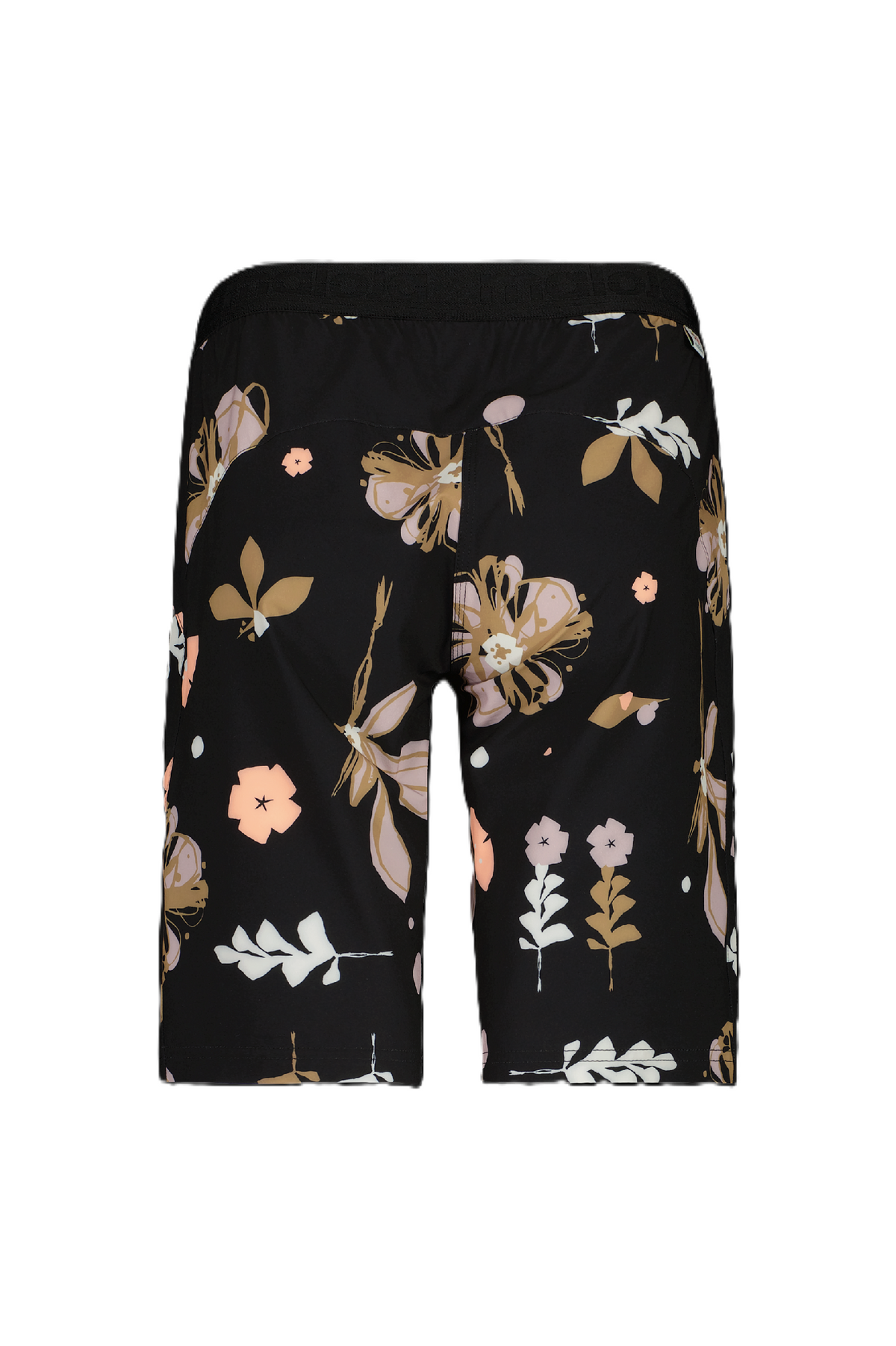 Dámské Šortky Maloja AnemonaM. Printed deep black flora
