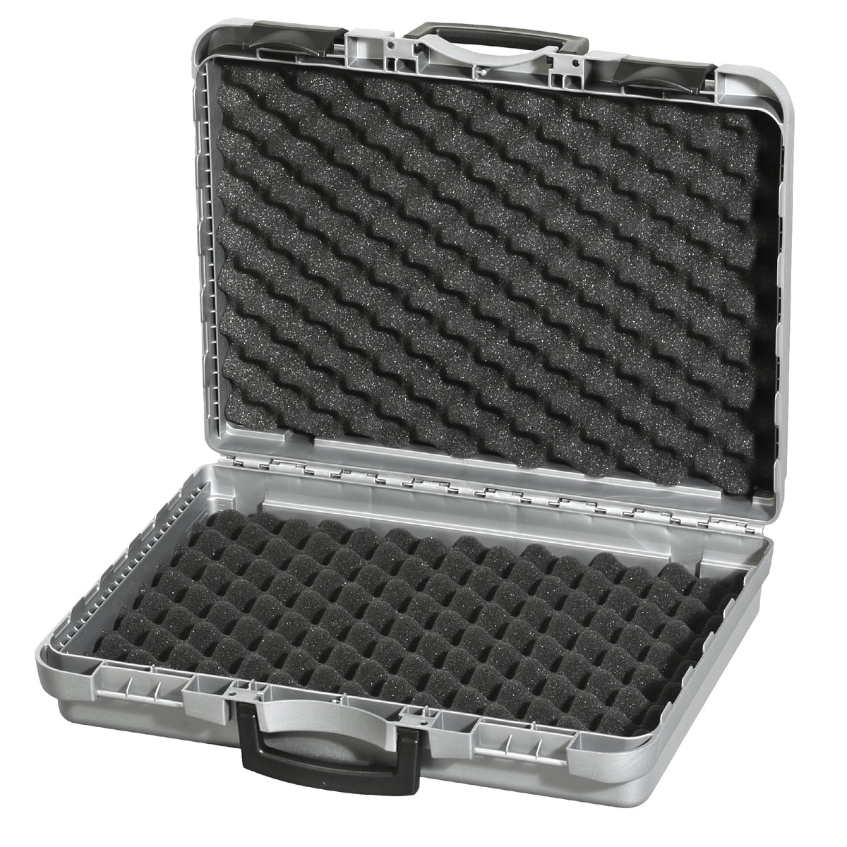 Kufr PROCASE 170/43H122 šedý (Varianta 1 x nopková pěna, 1x pěnová výplň kostky)