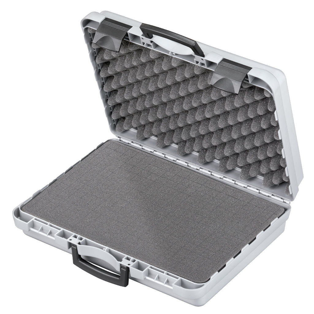 Kufr PROCASE 170/43H122 šedý (Varianta 1 x nopková pěna, 1x pěnová výplň kostky)