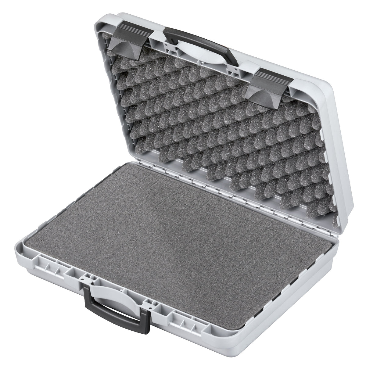Kufr PROCASE 170/43H122 šedý (Varianta 1 x nopková pěna, 1x pěnová výplň kostky)