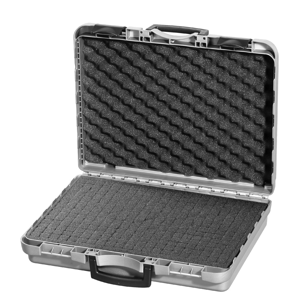 Kufr PROCASE 170/43H122 šedý (Varianta 1 x nopková pěna, 1x pěnová výplň kostky)