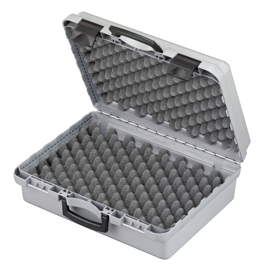 Kufr PROCASE 170/43H156 šedý (Varianta 1 x nopková pěna, 1x pěnová výplň kostky)