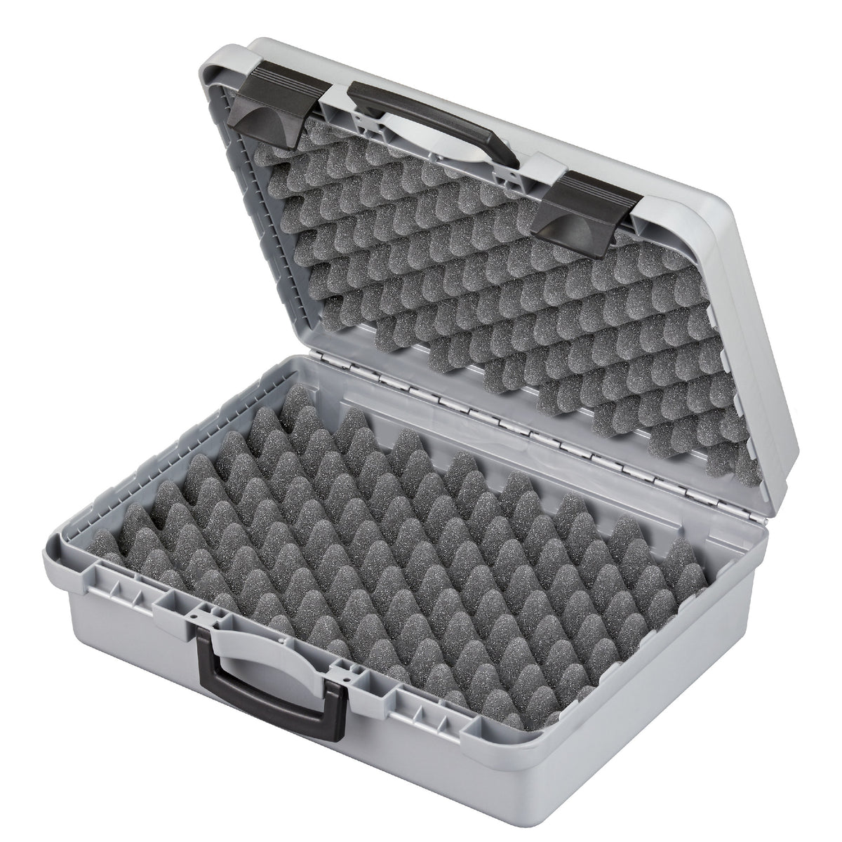 Kufr PROCASE 170/43H156 šedý (Varianta 1 x nopková pěna, 1x pěnová výplň kostky)