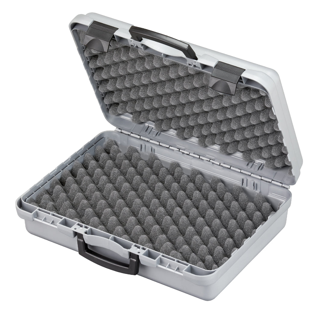 Kufr PROCASE 170/48H160 šedý (Varianta 1 x nopková pěna, 1x pěnová výplň kostky)