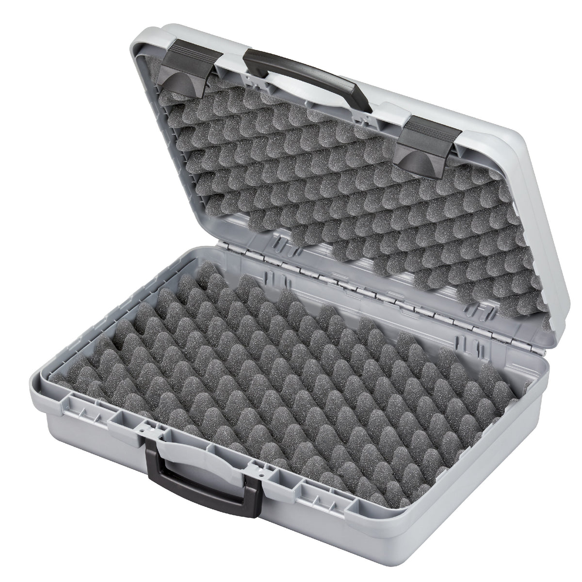 Kufr PROCASE 170/48H160 šedý (Varianta 1 x nopková pěna, 1x pěnová výplň kostky)