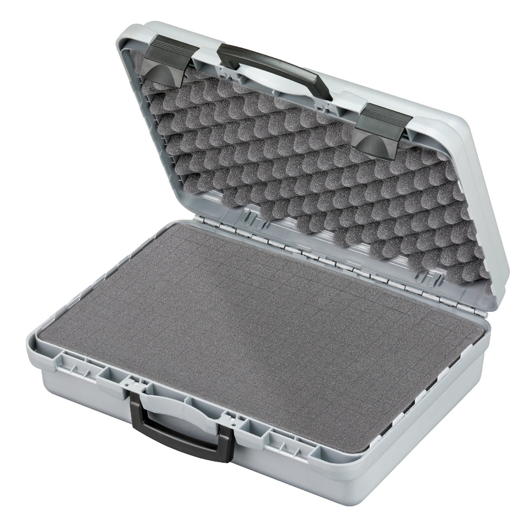 Kufr PROCASE 170/48H160 šedý (Varianta 1 x nopková pěna, 1x pěnová výplň kostky)