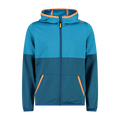 Dětská mikina CMP KID JACKET FIX HOOD tmavě zelená