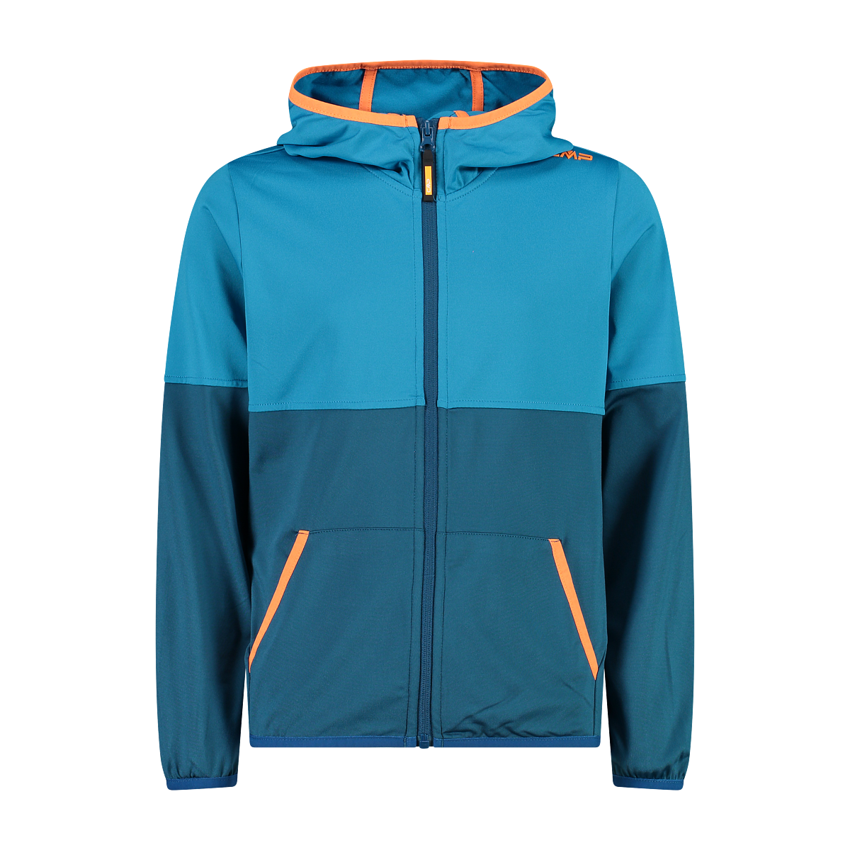 Dětská mikina CMP KID JACKET FIX HOOD tmavě zelená