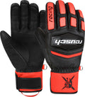 Rukavice Reusch Worldcup Warrior Team - black / fluo red