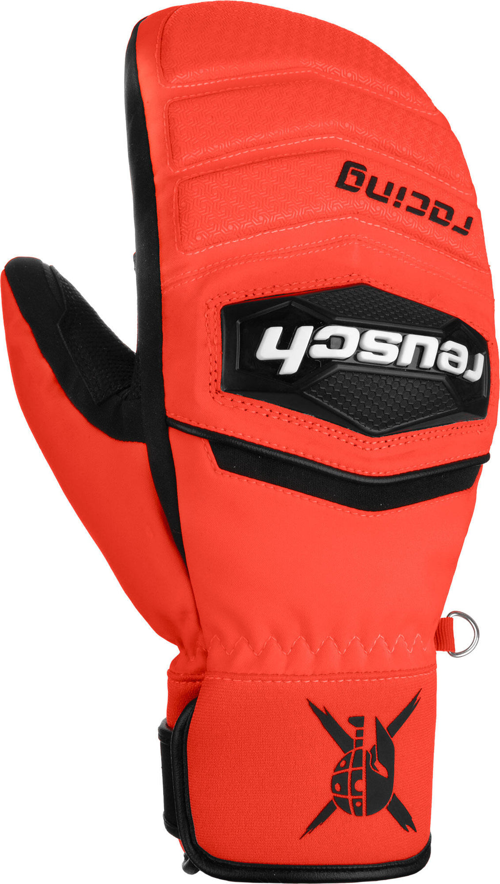 Rukavice Reusch Worldcup Warrior R-TEX XT Mitten - black / fluo red (Velikost 9)
