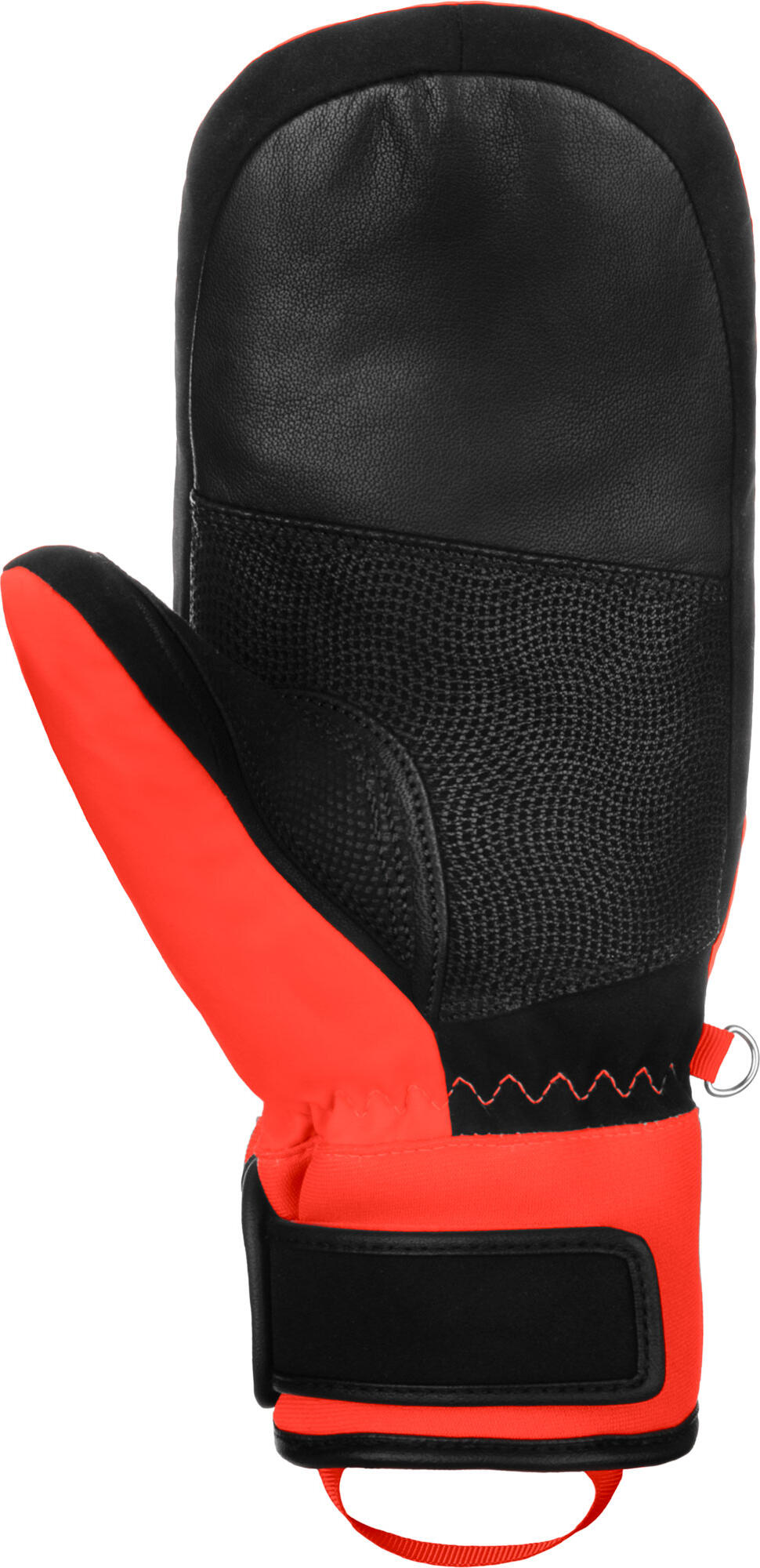 Rukavice Reusch Worldcup Warrior R-TEX XT Mitten - black / fluo red (Velikost 9)