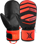 Rukavice Reusch Worldcup Warrior Prime R-TEX XT Junior Mitten - black / fluo red