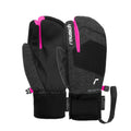 Rukavice Reusch Simon R-TEX XT Junior Lobster - black melange / black / very berry