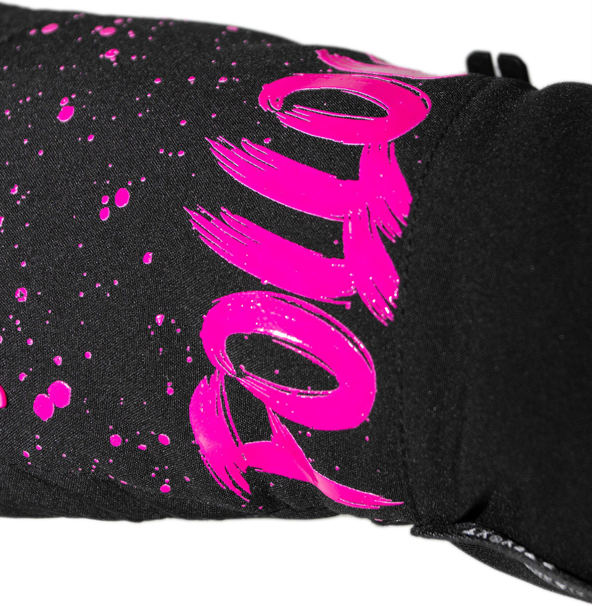 Rukavice Reusch Beatrix R-TEX XT Junior - black / pink glo (Velikost 6)