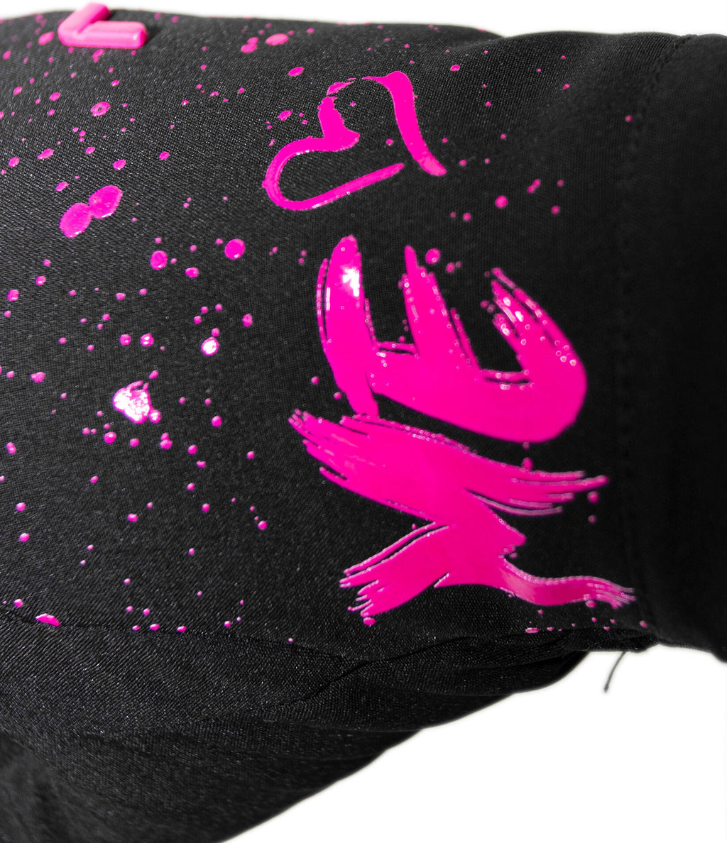 Rukavice Reusch Beatrix R-TEX XT Junior - black / pink glo (Velikost 6)