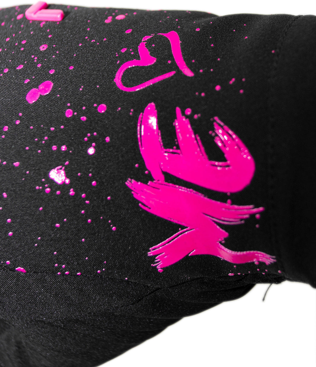 Rukavice Reusch Beatrix R-TEX XT Junior - black / pink glo (Velikost 6)