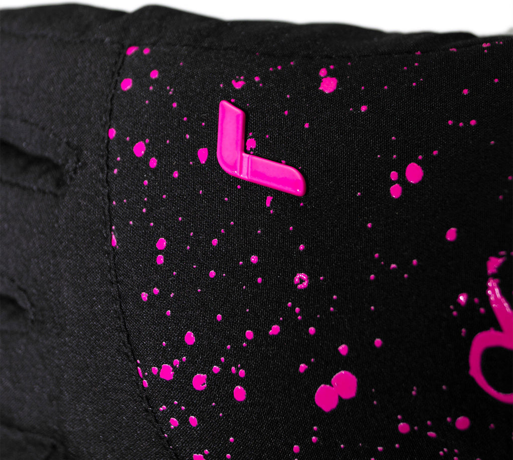 Rukavice Reusch Beatrix R-TEX XT Junior - black / pink glo (Velikost 6)