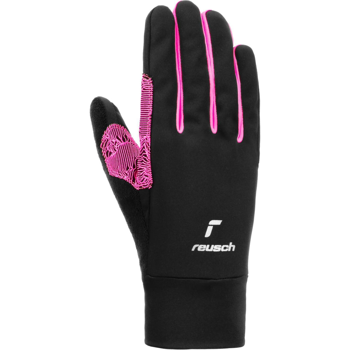 Rukavice Reusch Arien STORMBLOXX™ TOUCH-TEC™ Junior - black / pink glo (Velikost 6)