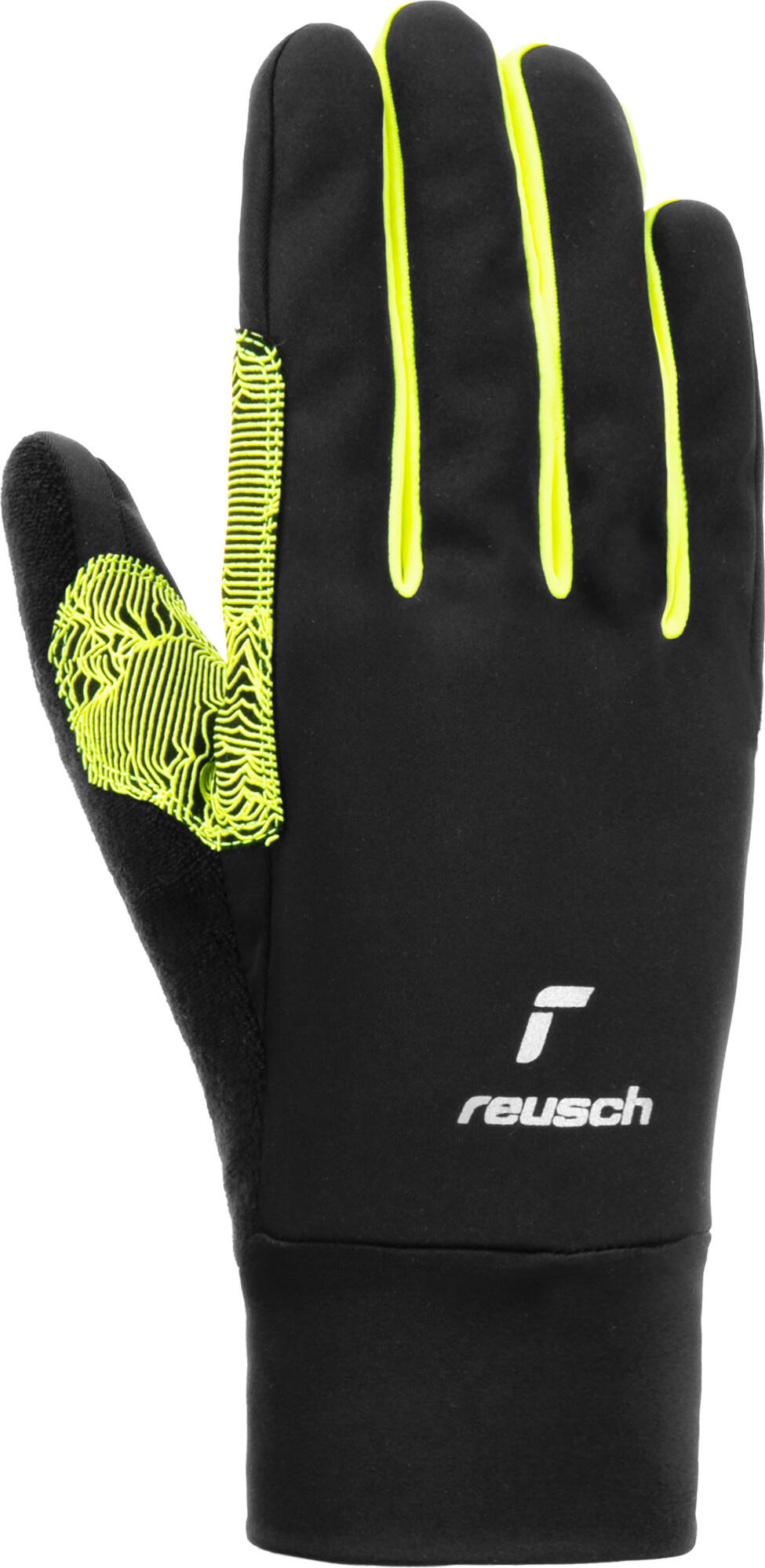 Rukavice Reusch Arien STORMBLOXX™ TOUCH-TEC™ Junior - black / safety yellow (Velikost 4.5)