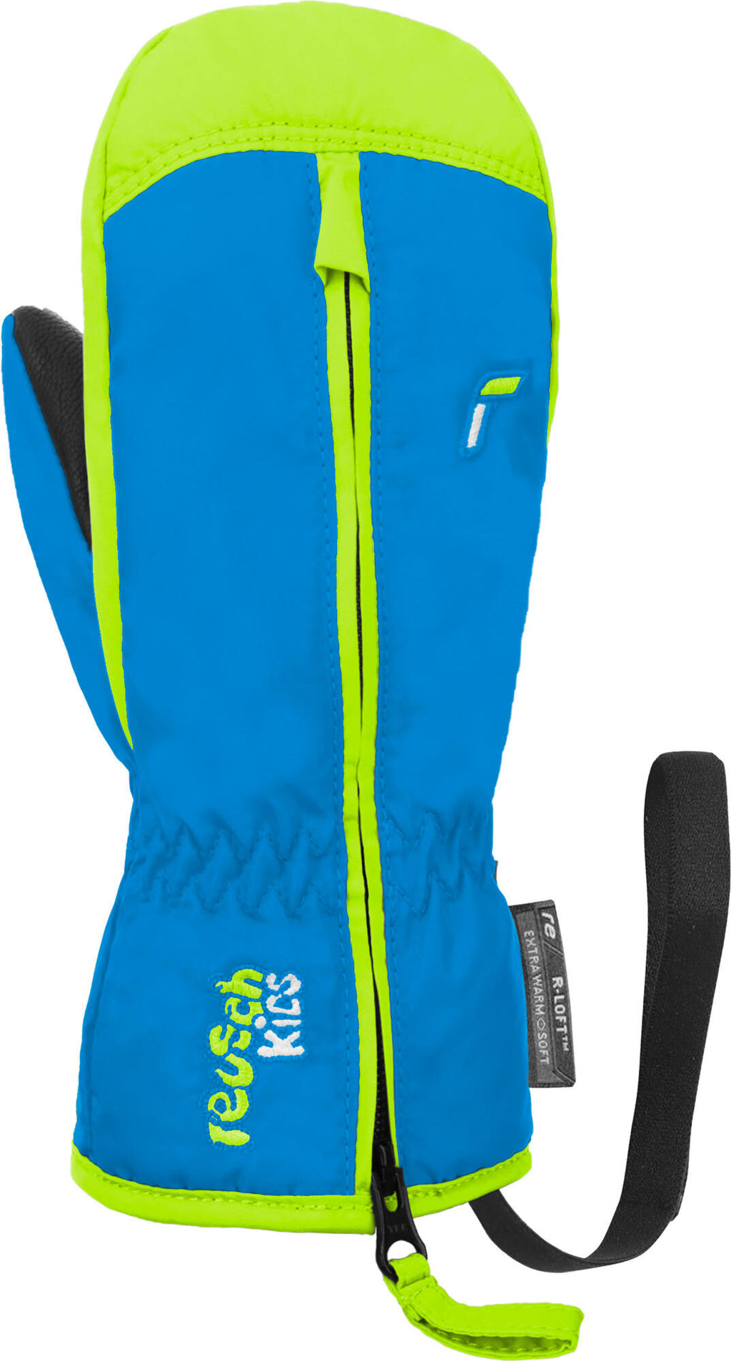 Rukavice Reusch Ben Mitten - brilliant blue / safety yellow (Velikost 2)