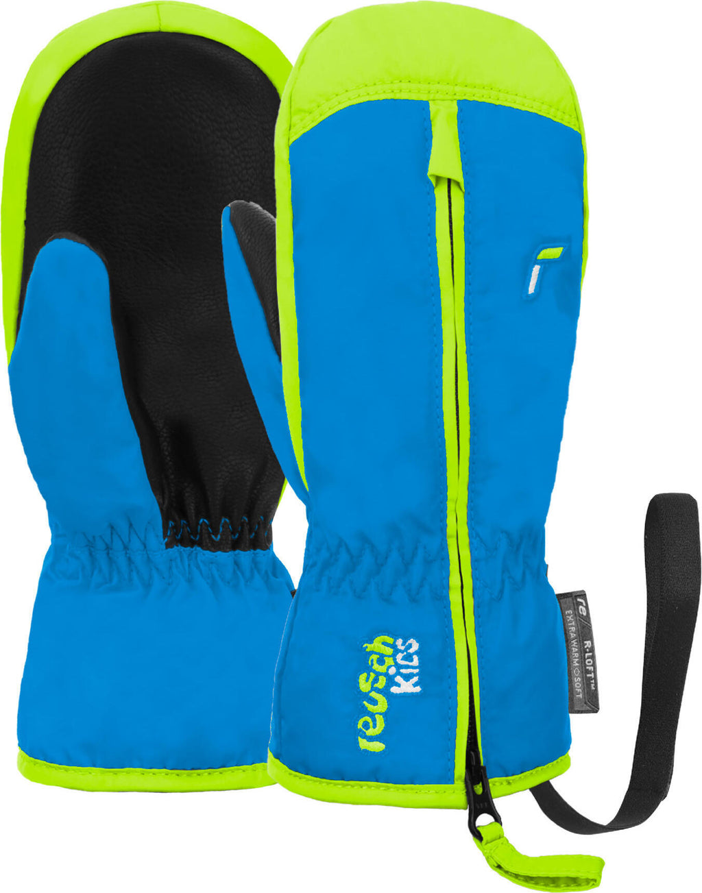 Rukavice Reusch Ben Mitten - brilliant blue / safety yellow