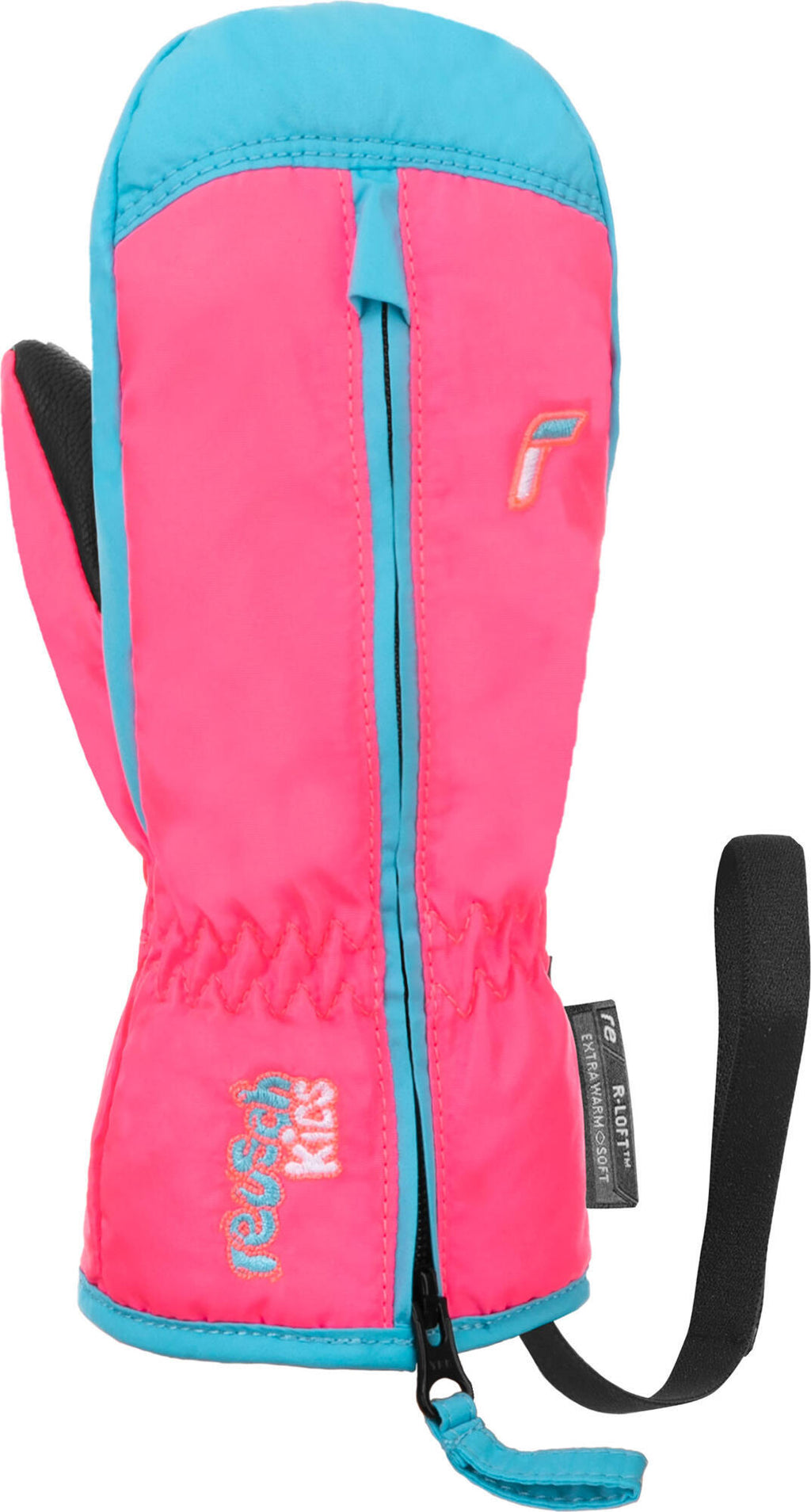 Rukavice Reusch Ben Mitten - knockout pink / bachelor button (Velikost 2)