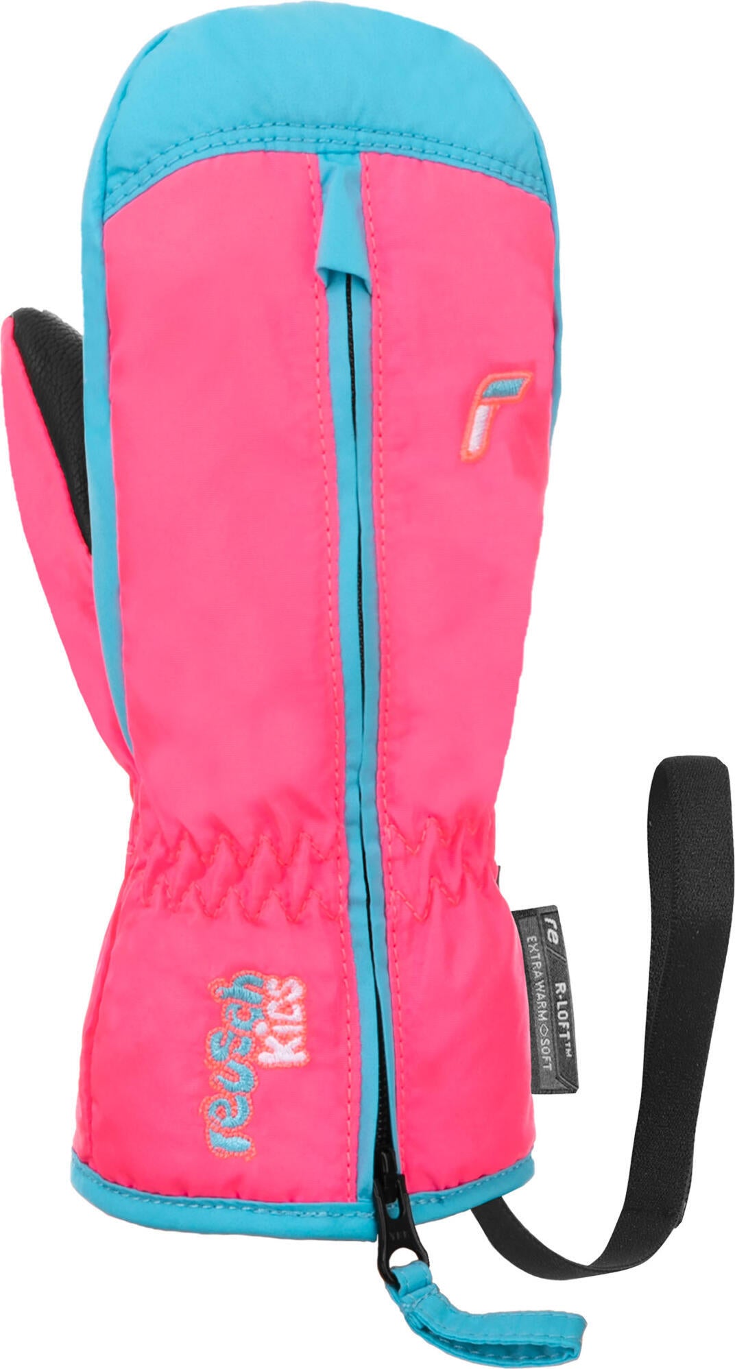 Rukavice Reusch Ben Mitten - knockout pink / bachelor button (Velikost 2)