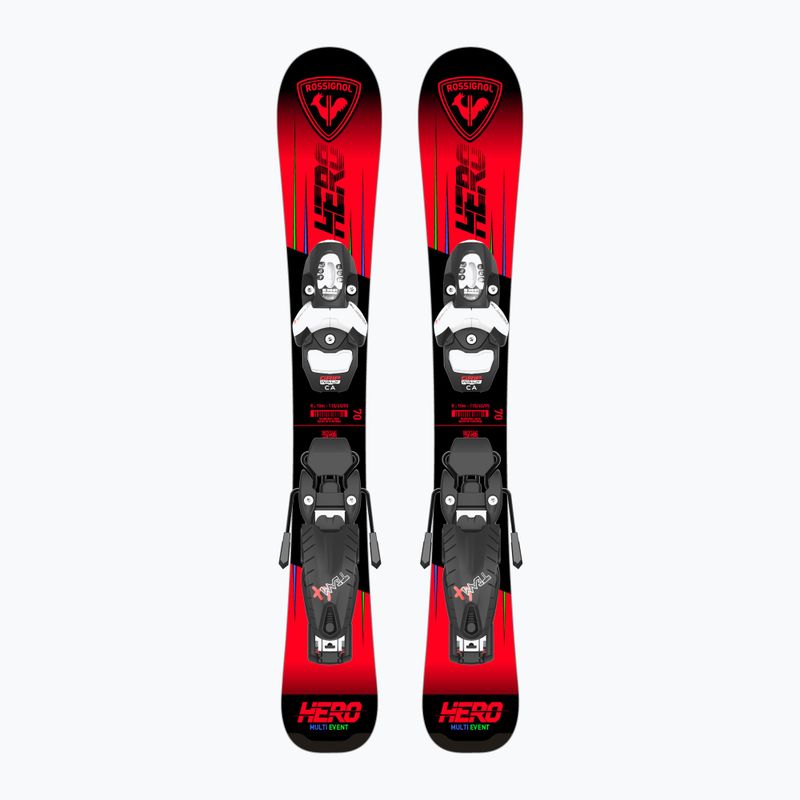 Lyže Rossignol HERO PRO PRE-DRILLED + TEAM 4 GW B76 BLACK / RANWE01+FCKKT01