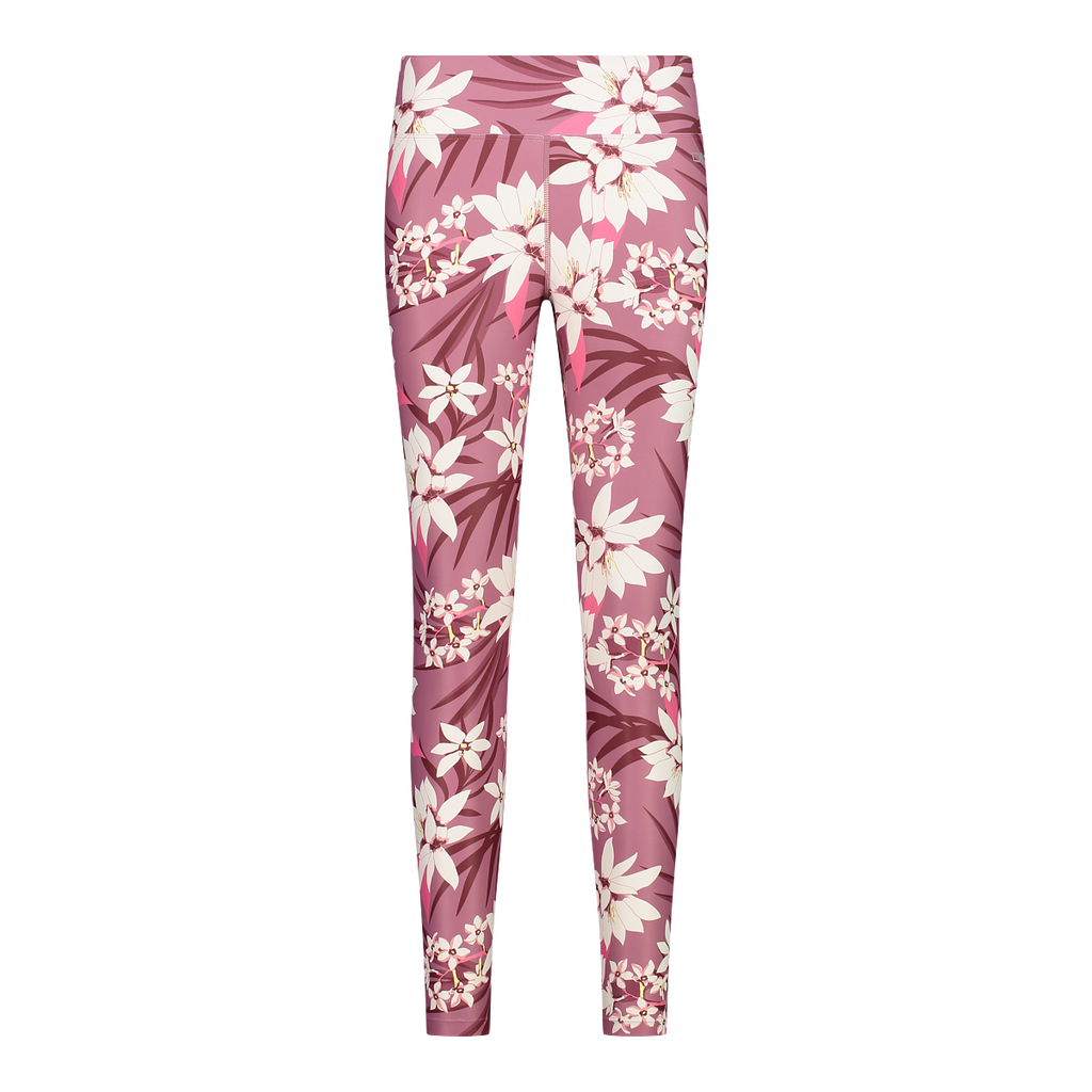 Dámské legíny CMP WOMAN LONG PANT květované