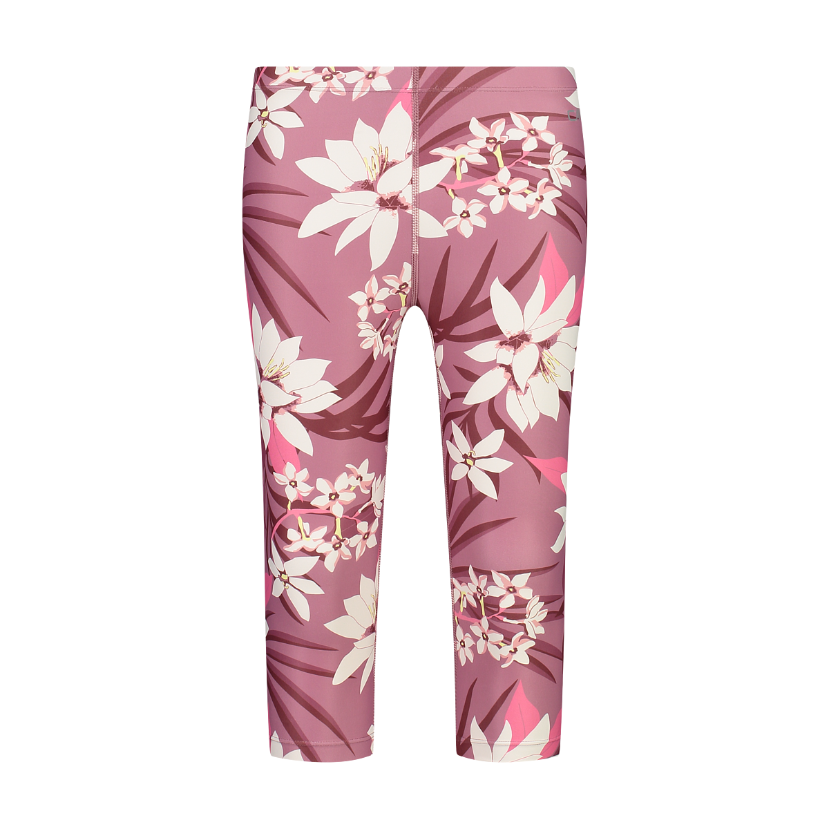 Dětské 3/4 legíny CMP KID G 3/4 PANT květované