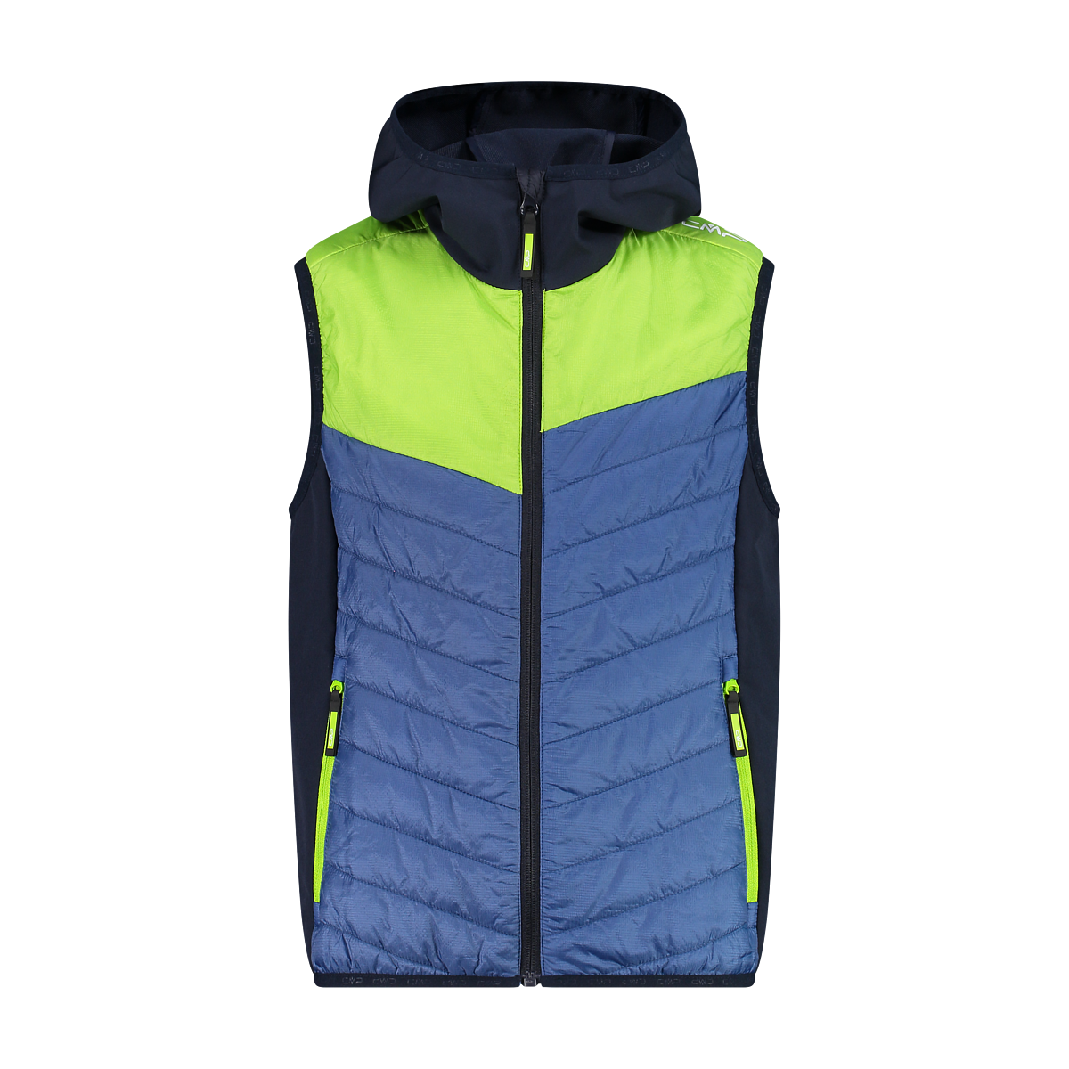 Dětská vesta CMP KID HYBRID VEST FIX modrá