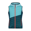 Dětská vesta CMP KID G HYBRID VEST FIX HOOD modrá