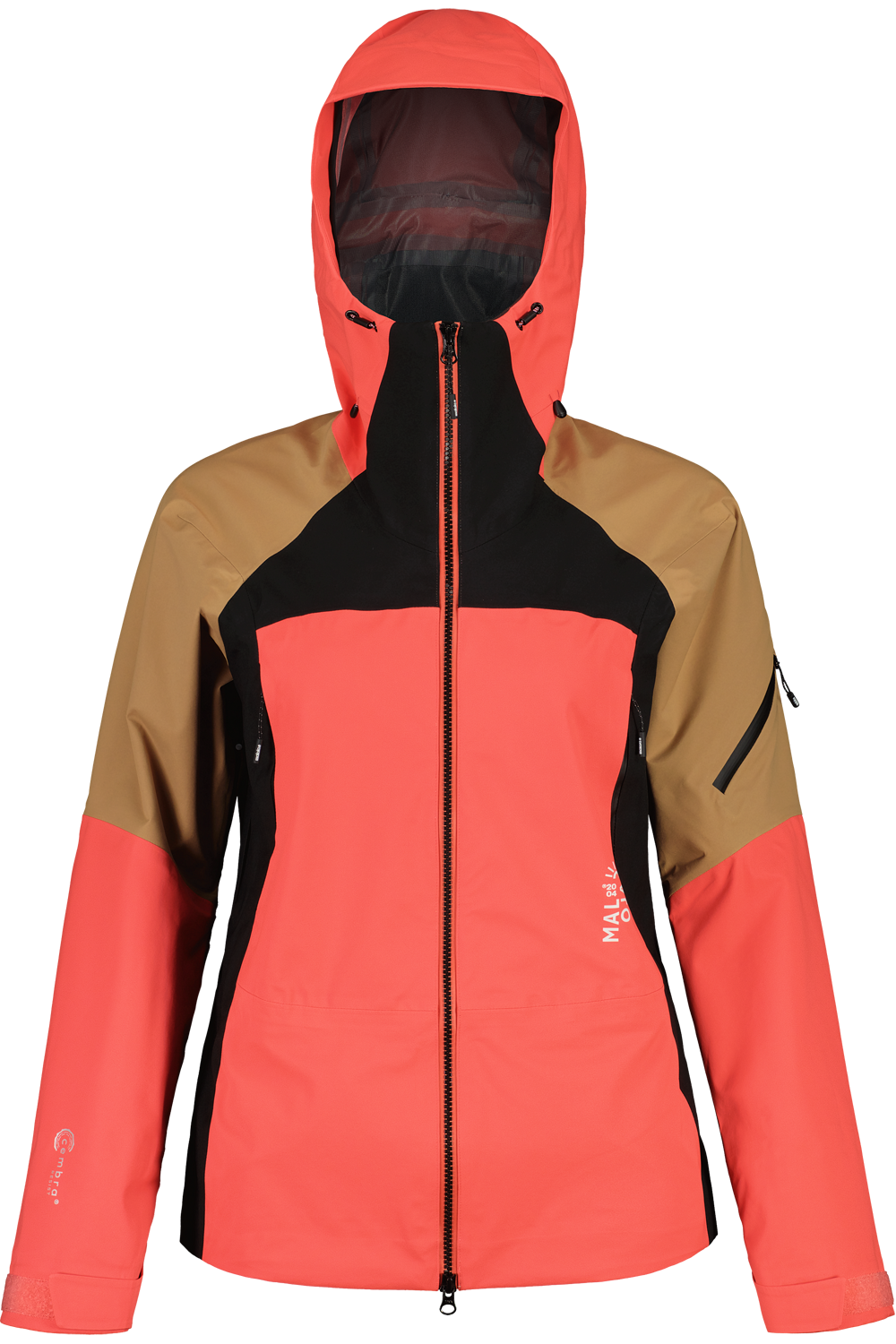 Bunda Maloja EiskogelM bright cranberry