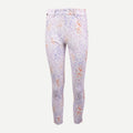 Kjus Women Ice Light 7/8 Treg Print - White - Iris Purple - 2021