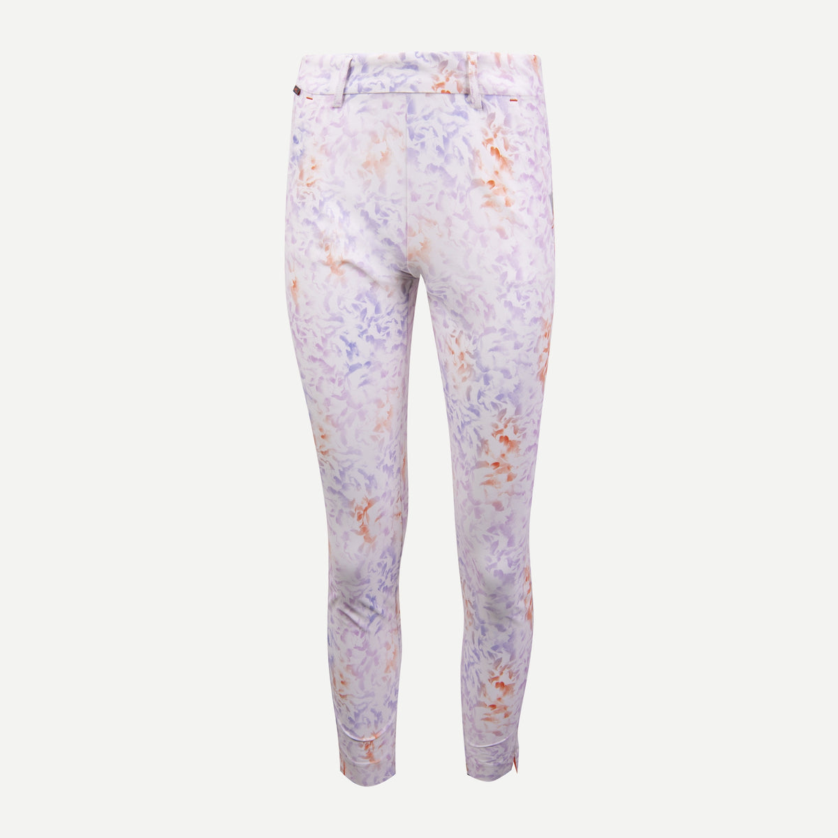 Kjus Women Ice Light 7/8 Treg Print - White - Iris Purple - 2021