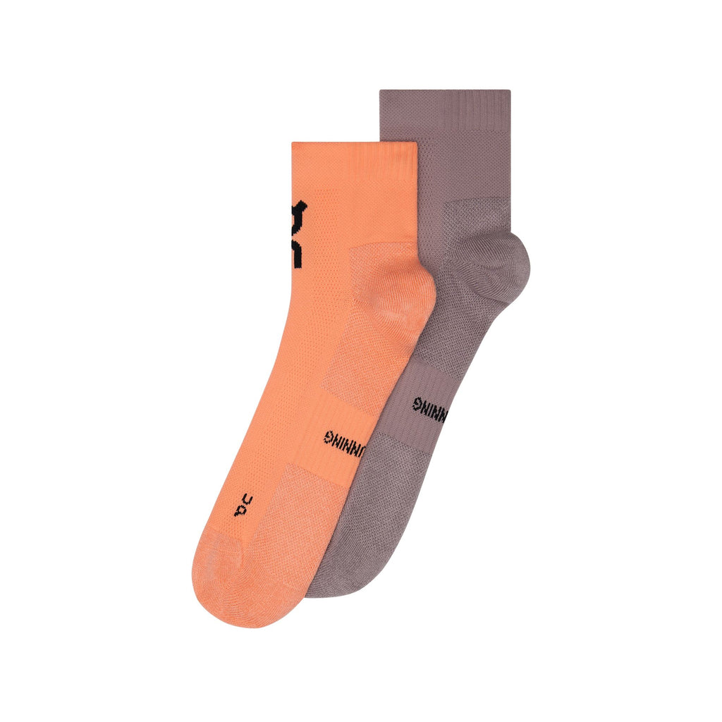 On Core Run Sock Mid 2-pack