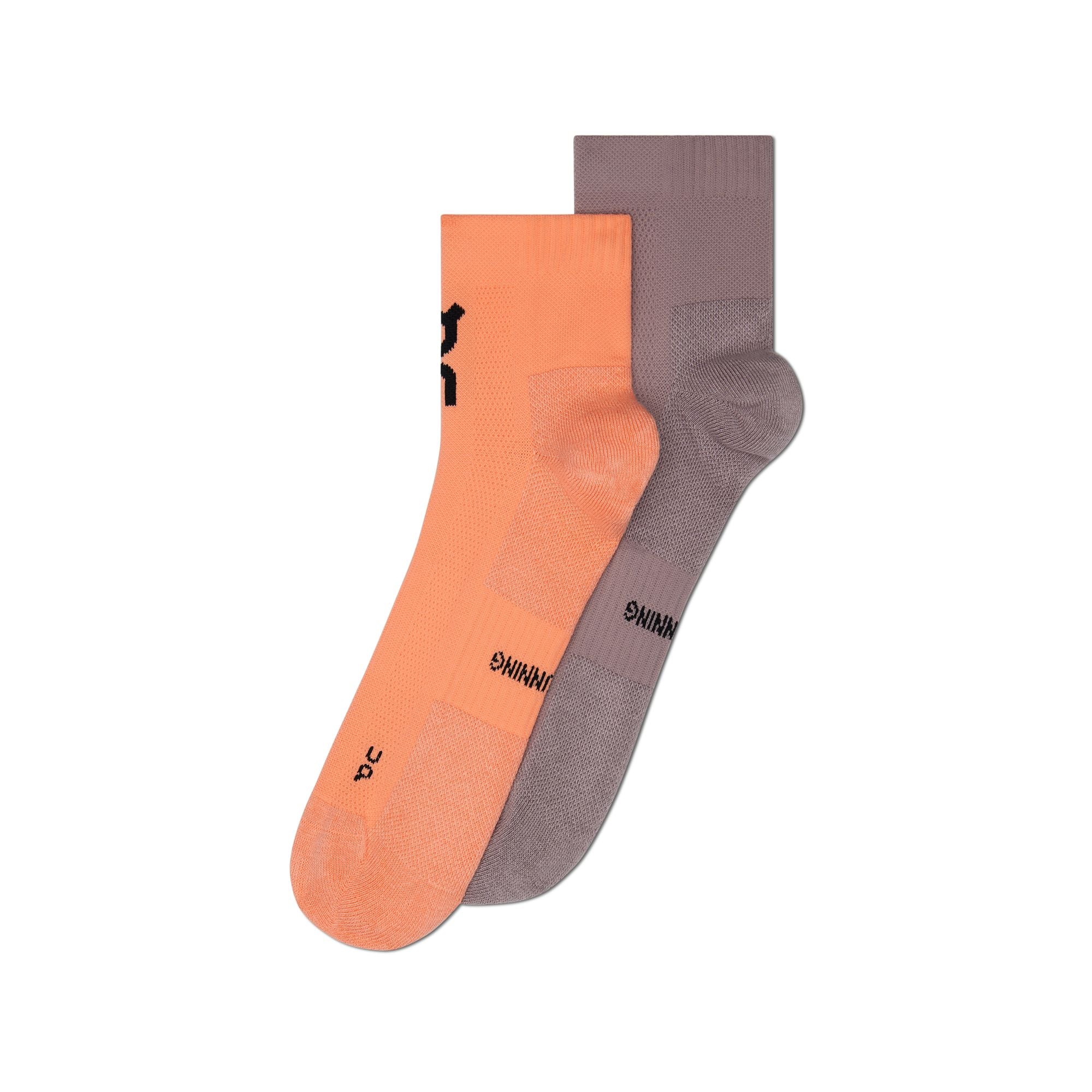 On Core Run Sock Mid 2-pack