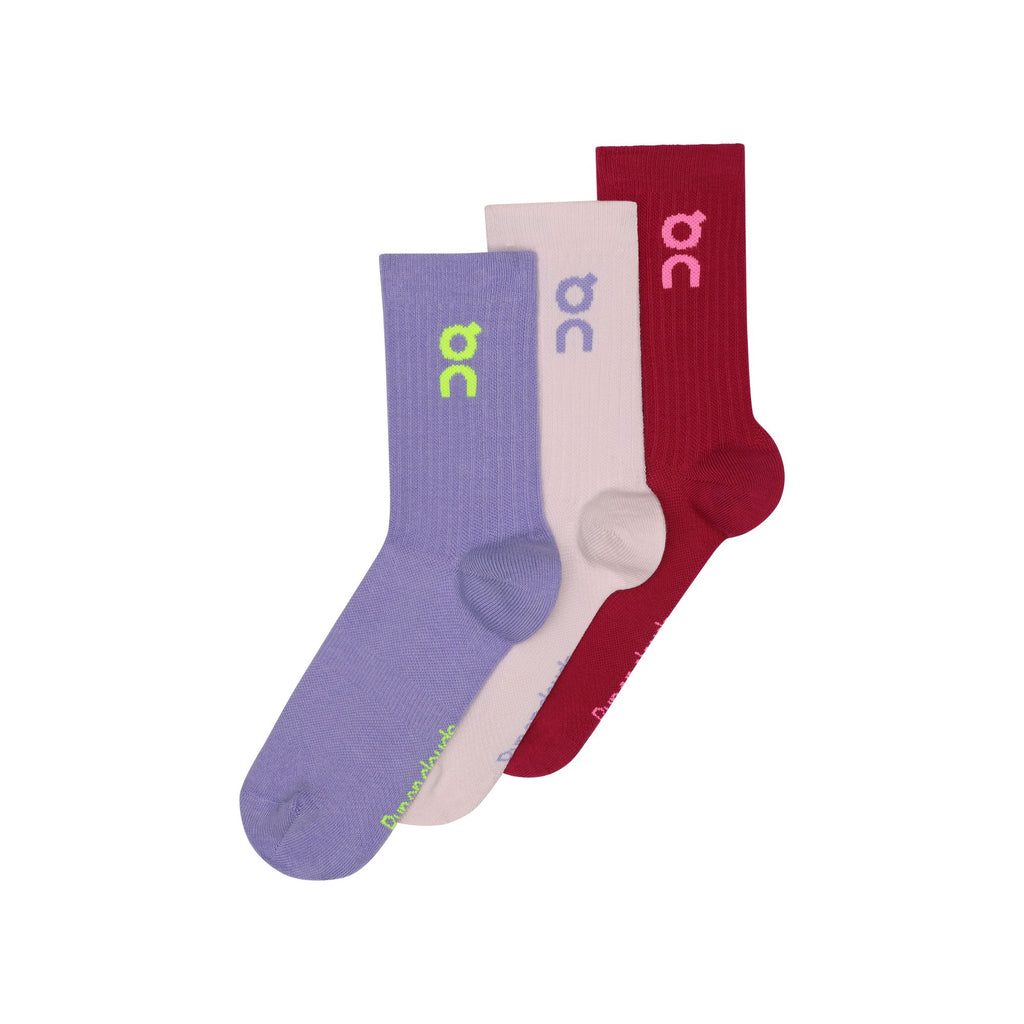 On Logo Sock High 3-pack