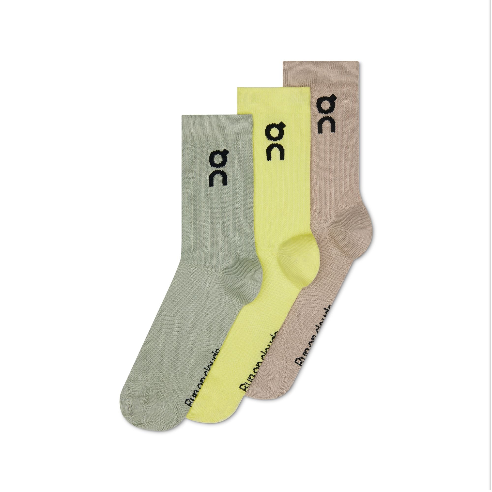 On Logo Sock High 3-pack