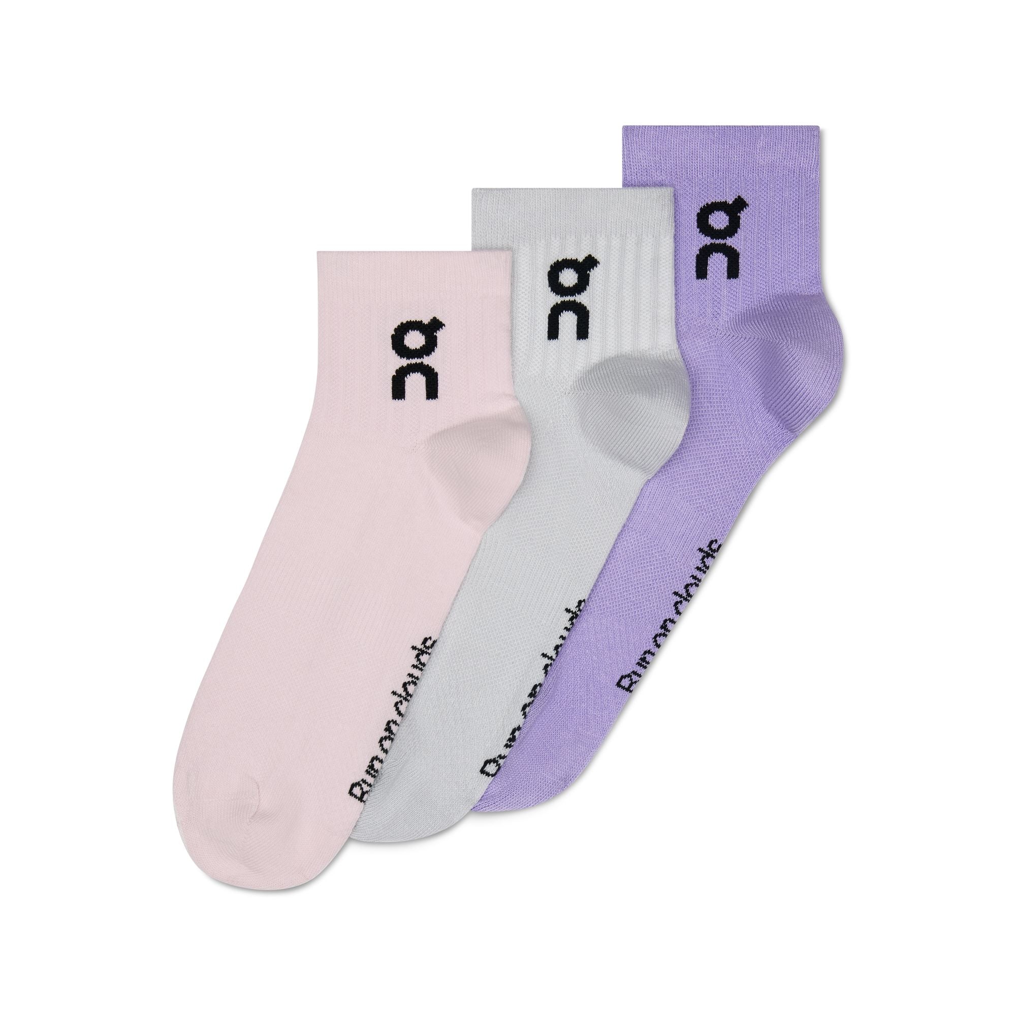 On Logo Sock Mid 3-pack