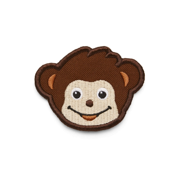 Dětský odznáček na suchý zip Affenzahn Velcro badge - MONKEY