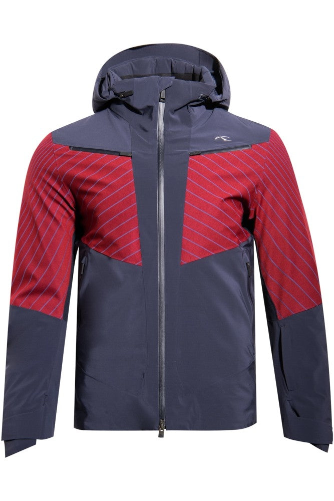 Pánská bunda Kjus LK React Jacket - Deep Space-Garnet Red