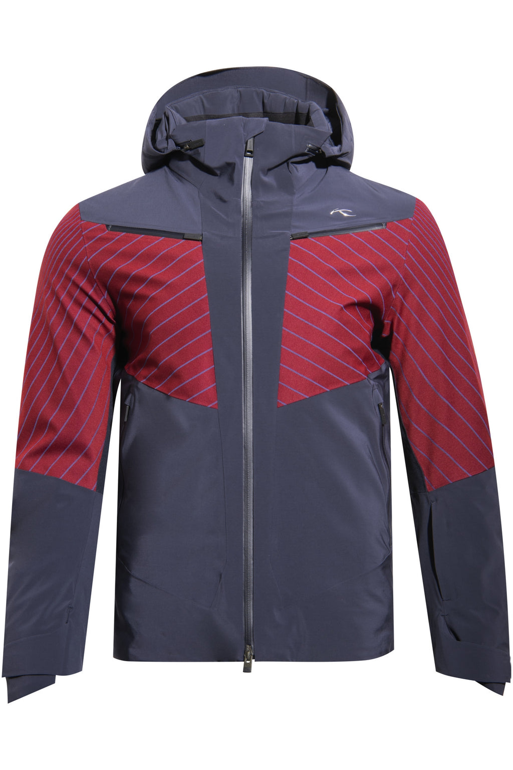 Pánská bunda Kjus LK React Jacket - Deep Space-Garnet Red (Velikost 52)