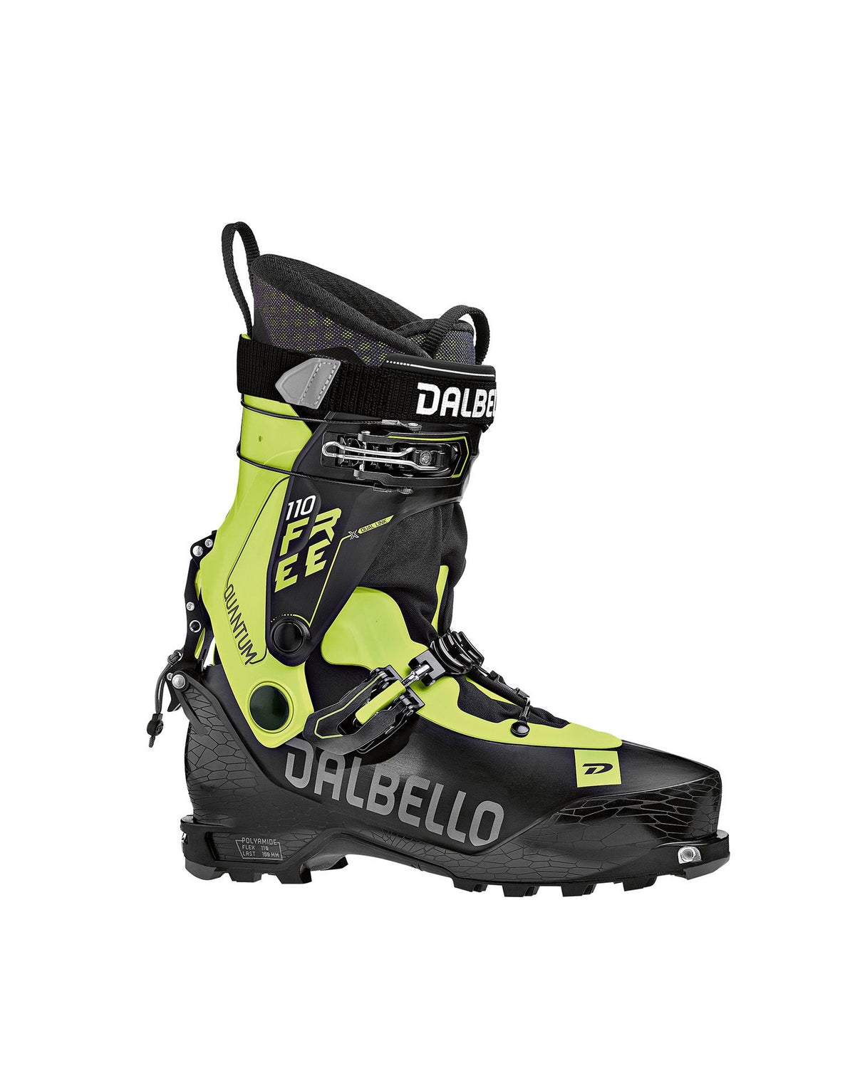 Skialpové lyžáky Dalbello Quantum FREE 110 - black/acid green