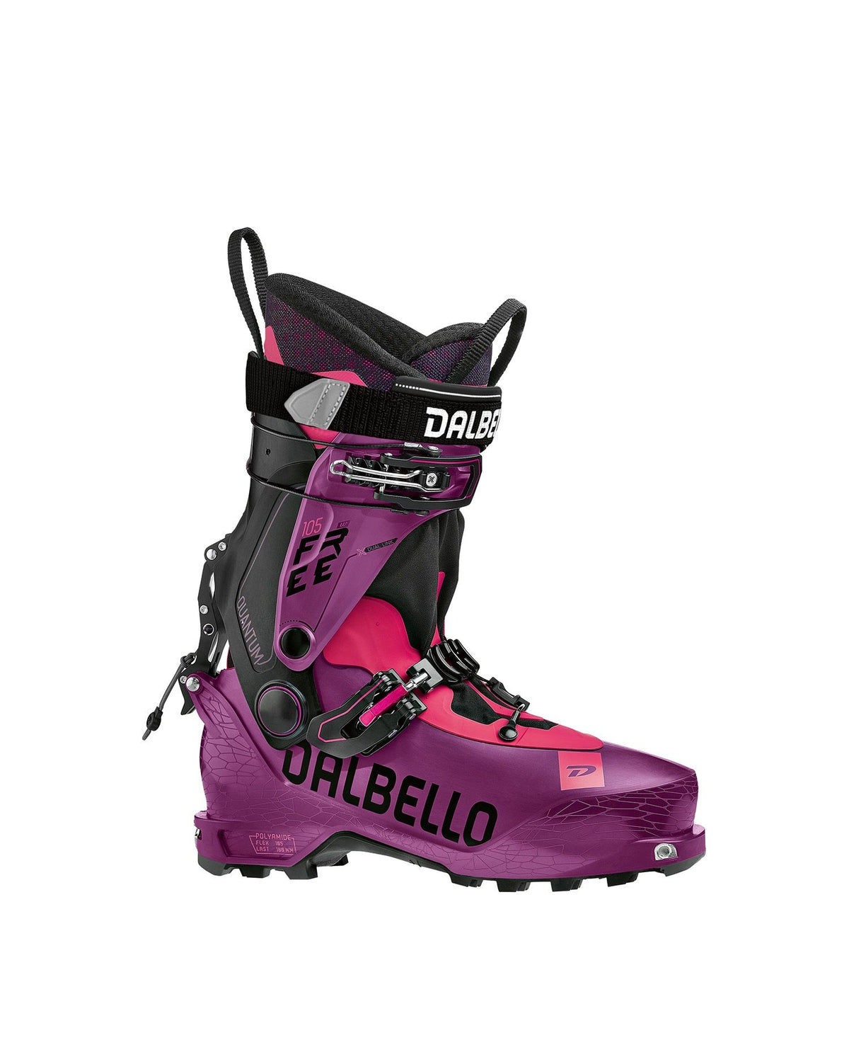 Skialpové dámské lyžáky Dalbello QUANTUM FREE 105 W UNI ORCHID/BLACK - 2021