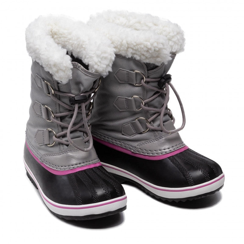 Dětské Boty SOREL YOOT PAC NYLON WP - Chrome Grey, Black (Velikost 38)