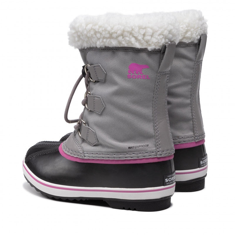 Dětské Boty SOREL YOOT PAC NYLON WP - Chrome Grey, Black (Velikost 38)