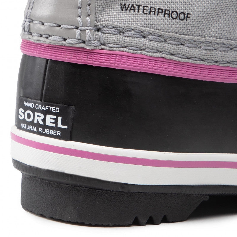 Dětské Boty SOREL CHILDRENS YOOT PAC NYLON WP - Chrome Grey, Black (Velikost 30)