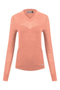 Dámský svetr Kjus Martha V-Neck PO - Melon