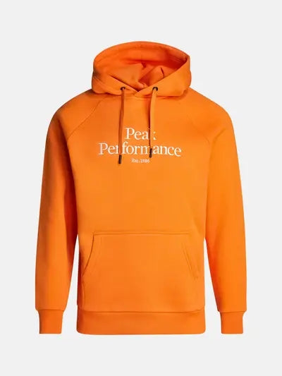 Pánská Mikina Peak Performance Original Hood - Oranžová